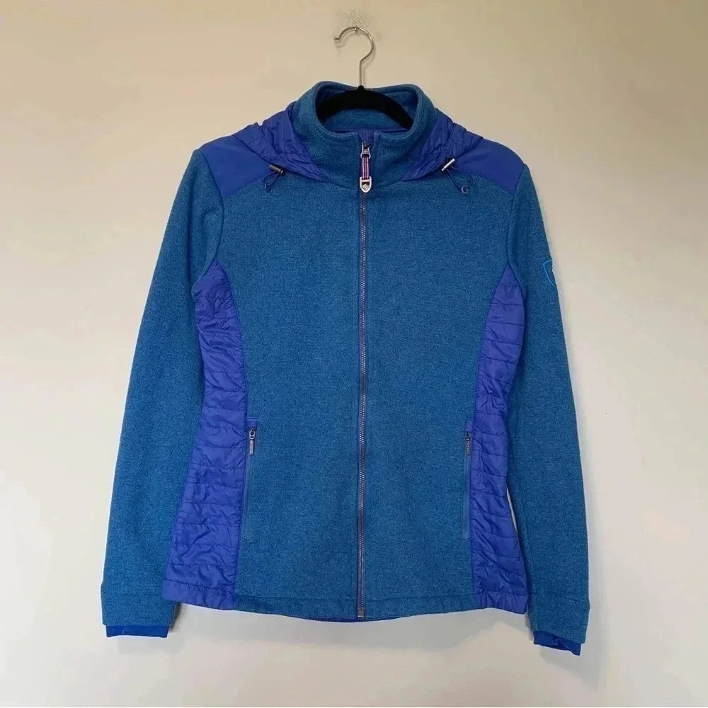 Kuhl blue full zip jacket with hood - Picture 1 of 7